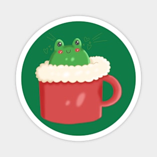 Frog Coffee Magnet